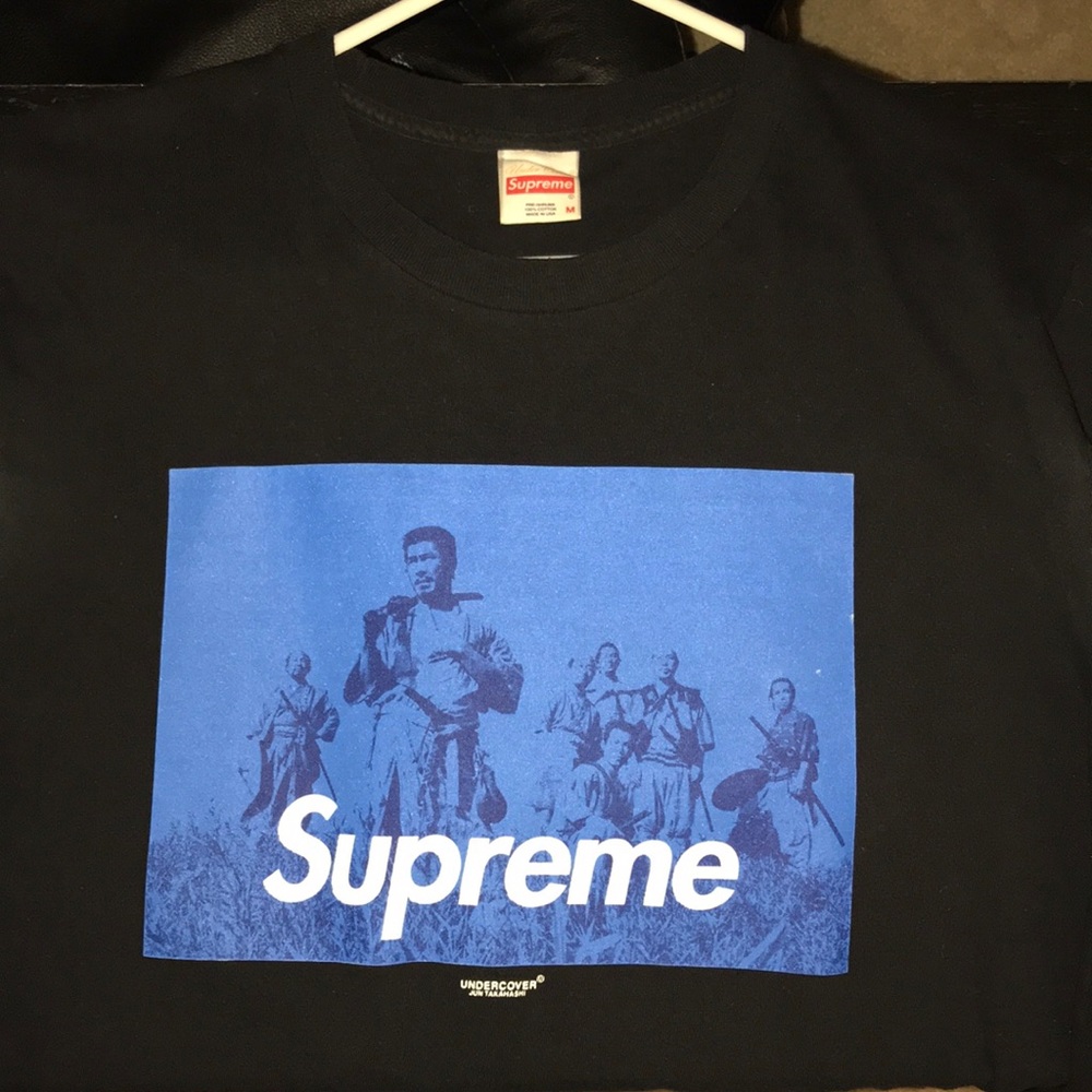 Supreme x Undercover Seven Samurai Black Tee